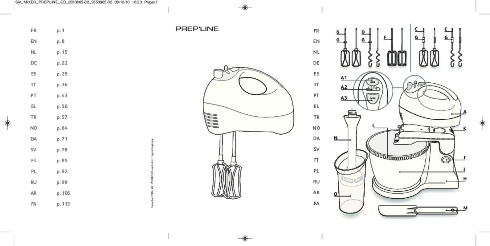 Mode d'emploi MOULINEX HM 4121