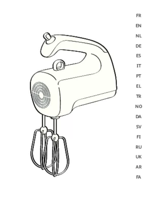 Mode d'emploi MOULINEX HM 5500