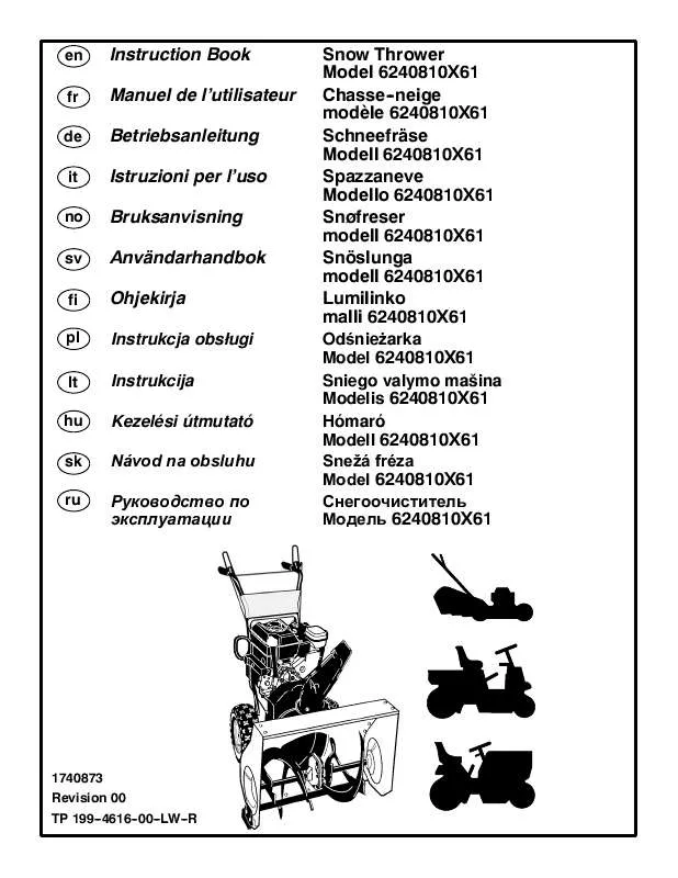 Mode d'emploi MURRAY 6240810X61