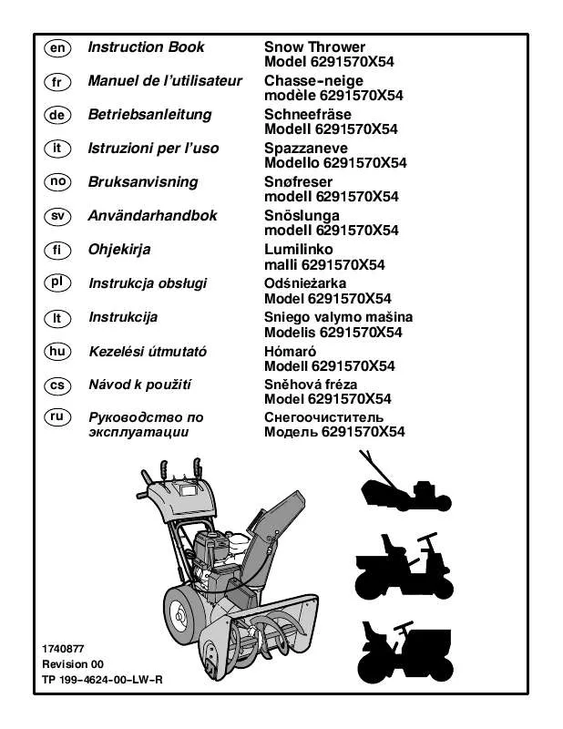 Mode d'emploi MURRAY 6291570X54