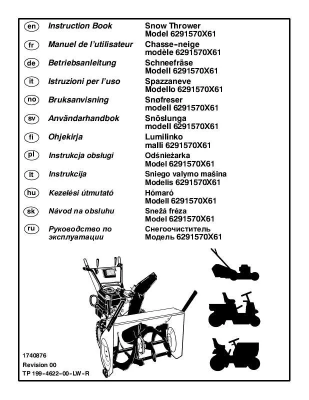 Mode d'emploi MURRAY 6291570X61