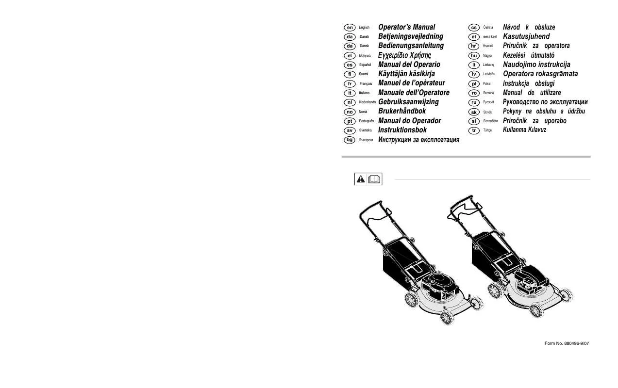 Mode d'emploi MURRAY MX450