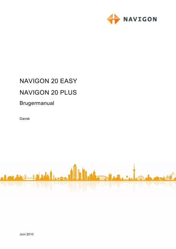 Mode d'emploi NAVIGON 20 EASY