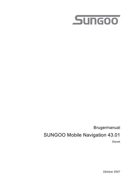 Mode d'emploi NAVIGON SUNGOO MOBILE NAVIGATION 43.01