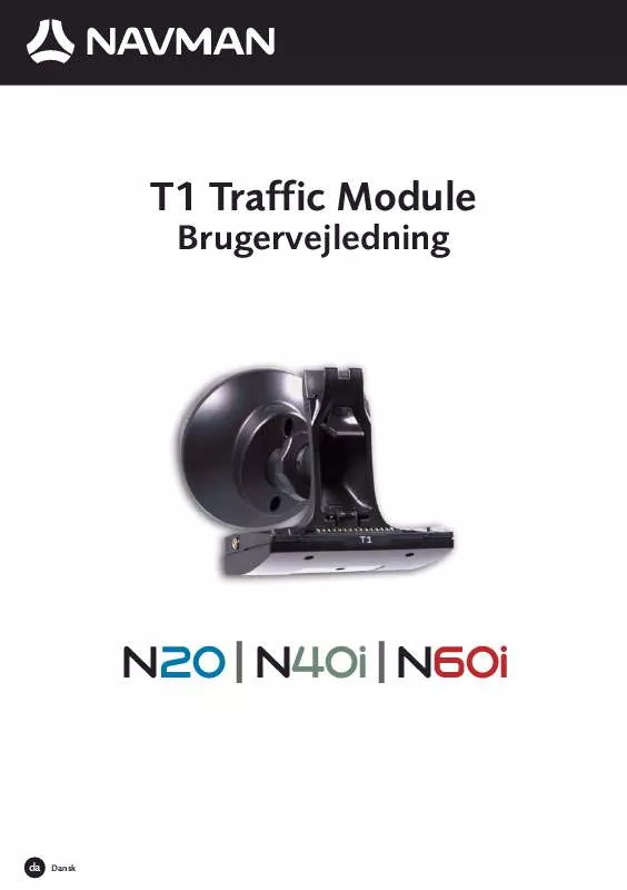 Mode d'emploi NAVMAN N-SERIES T1 TRAFFIC MODULE