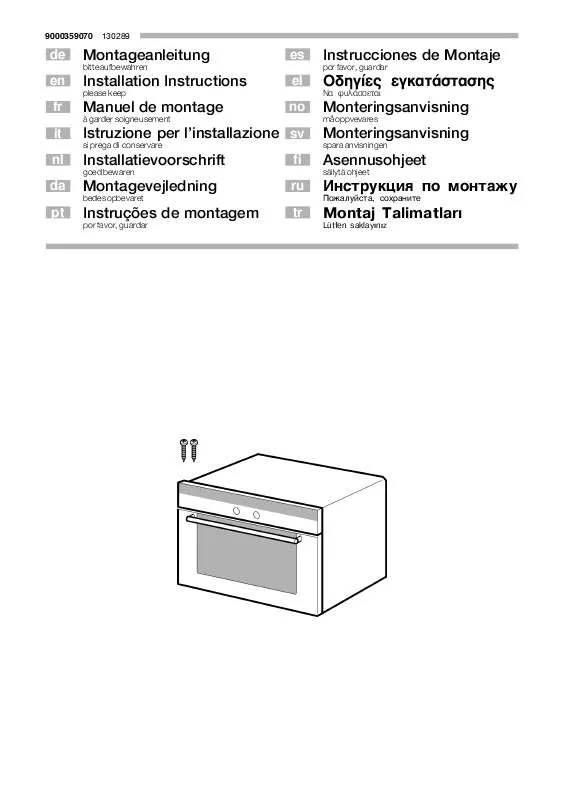 Mode d'emploi NEFF C57M70N0GB