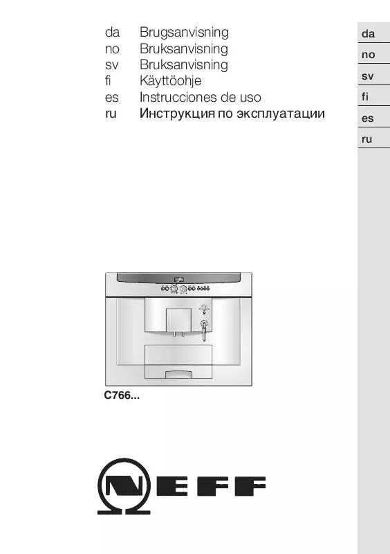 Mode d'emploi NEFF C7660N1