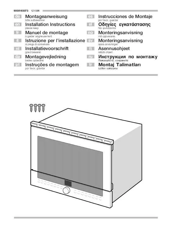 Mode d'emploi NEFF H5474W0GB