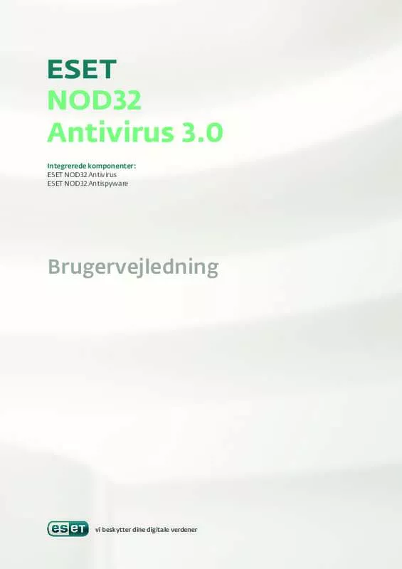 Mode d'emploi NOD32 ESET ANTIVIRUS 3 BUSINESS EDITION