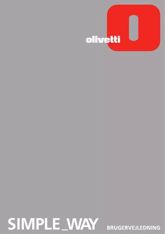 Mode d'emploi OLIVETTI SIMPLE WAY WIFI