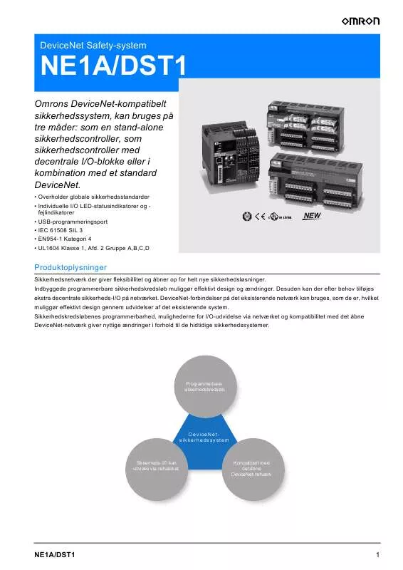 Mode d'emploi OMRON DST1