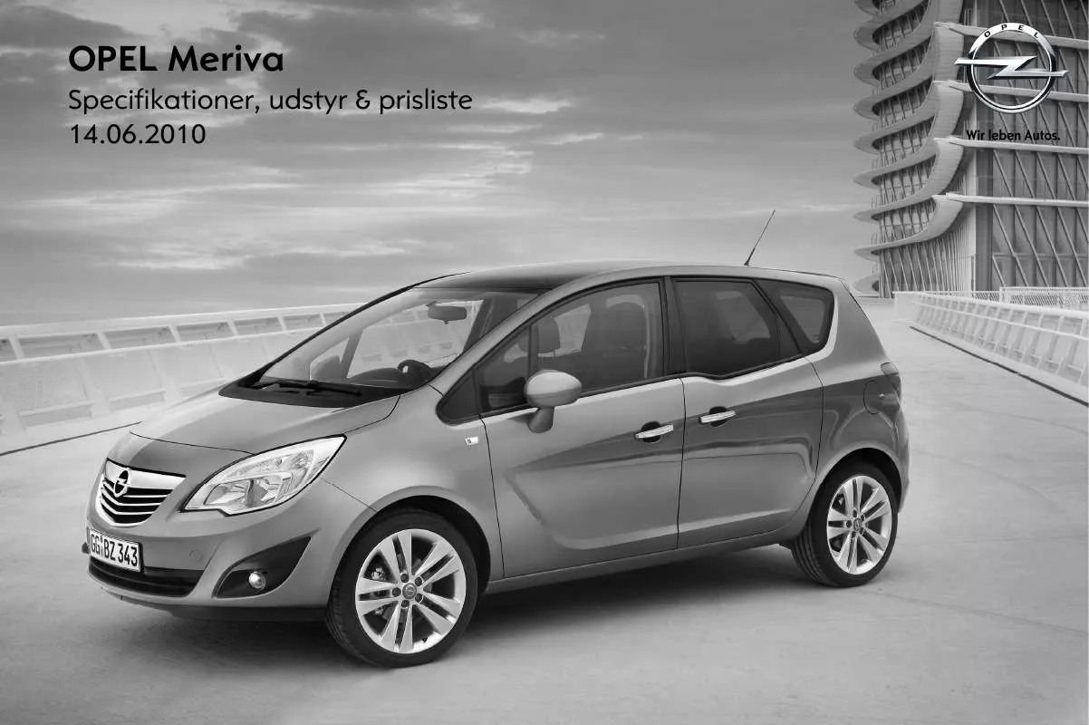 Mode d'emploi OPEL MERIVA