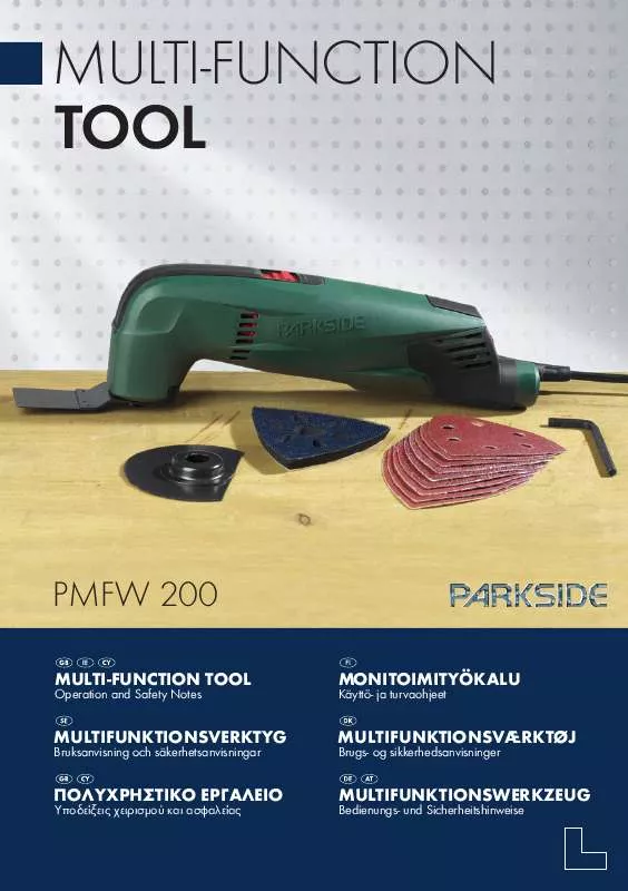 Mode d'emploi PARKSIDE KH 3027 MULTI-FUNCTION TOOL