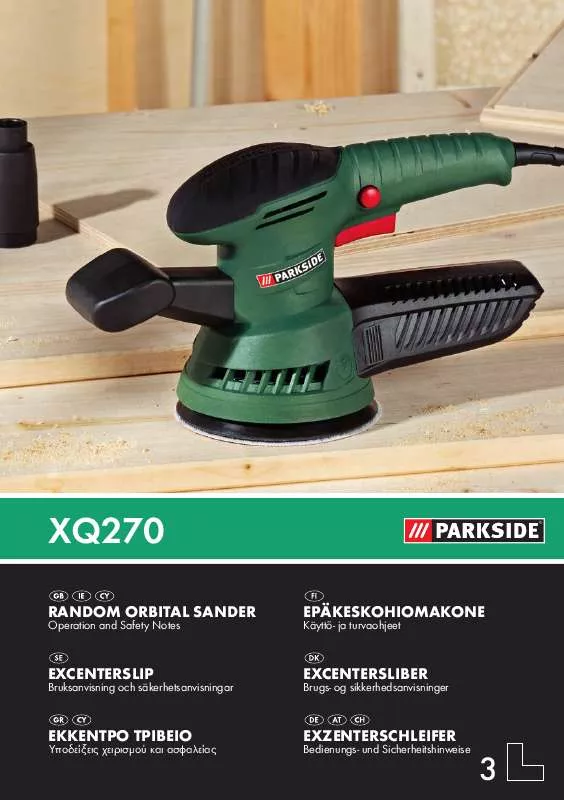 Mode d'emploi PARKSIDE XQ 270