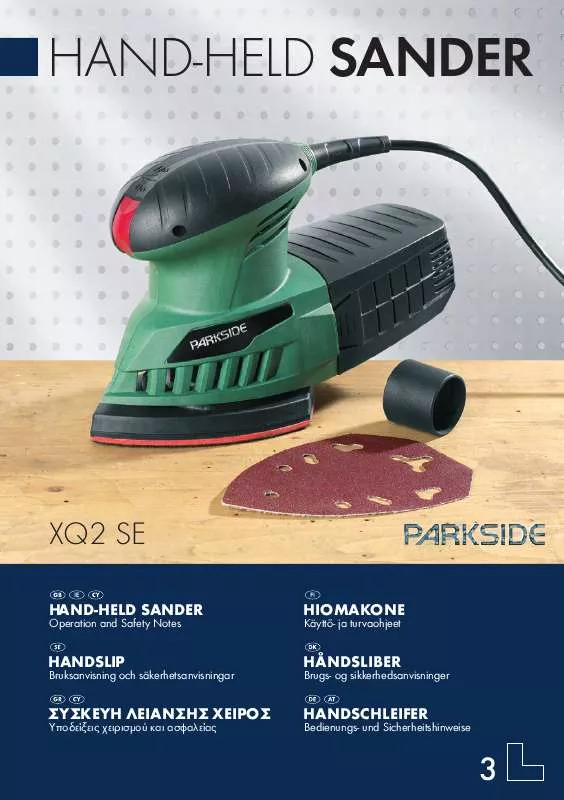 Mode d'emploi PARKSIDE XQ2