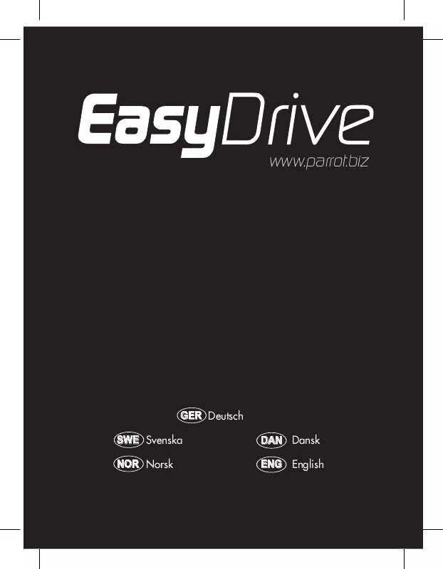 Mode d'emploi PARROT EASYDRIVE