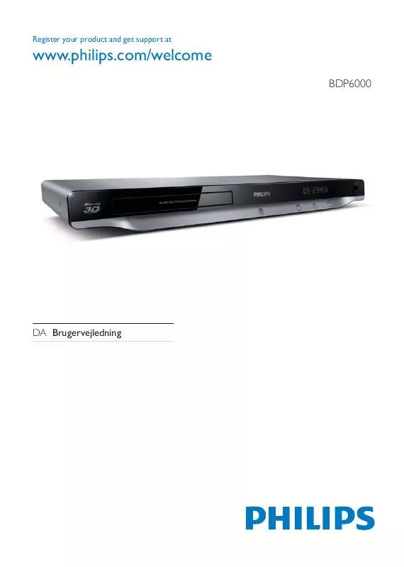 Mode d'emploi PHILIPS BDP-6000