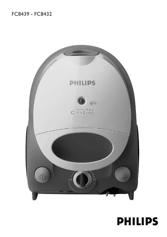 Mode d'emploi PHILIPS FC 8432