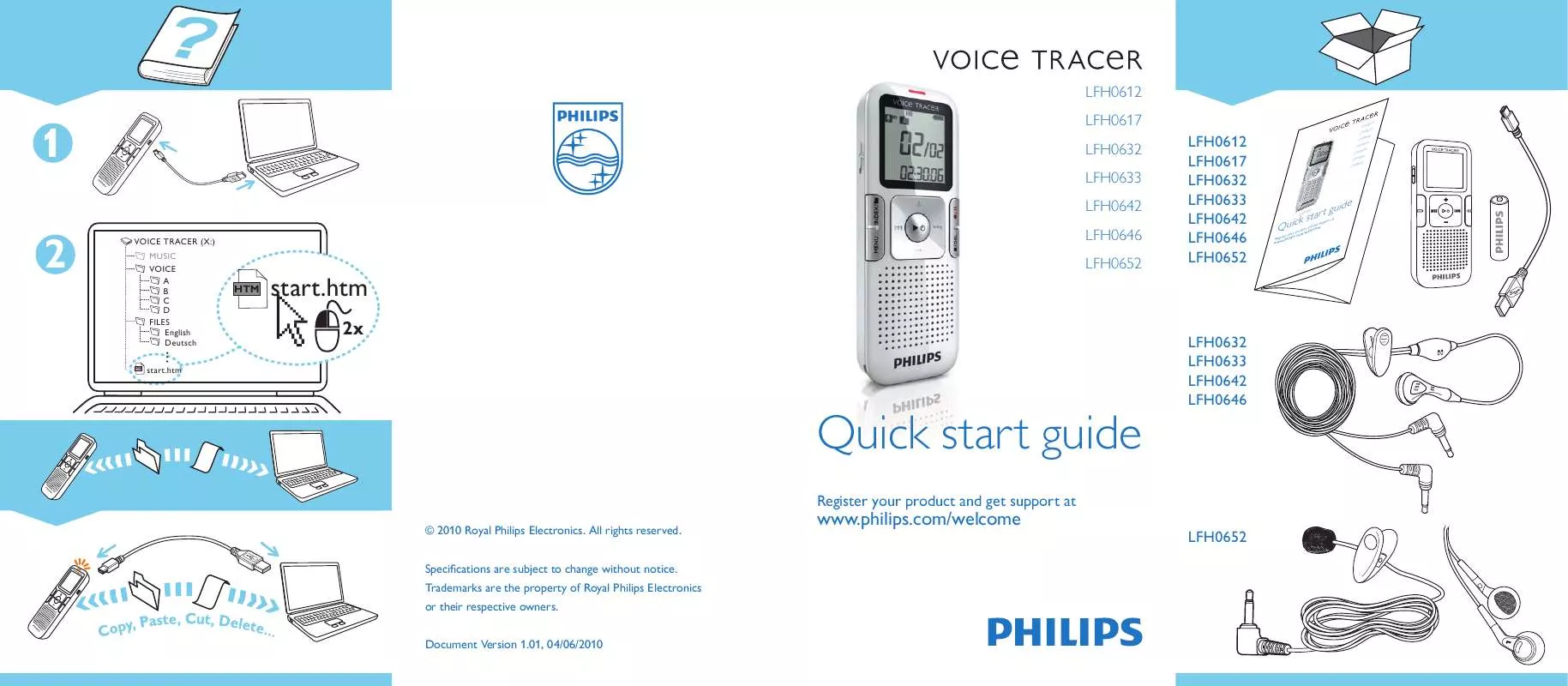 Mode d'emploi PHILIPS LFH0633