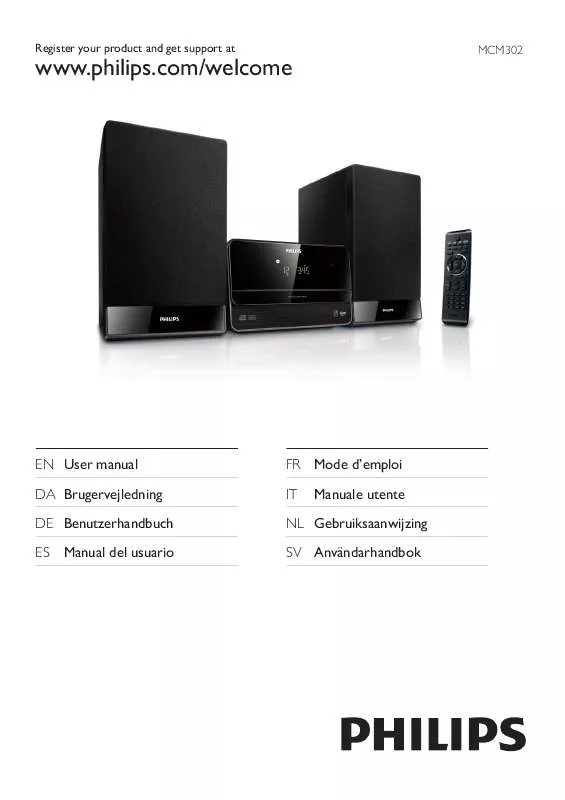 Mode d'emploi PHILIPS MCM302