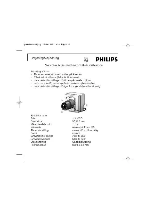 Mode d'emploi PHILIPS VCM7177