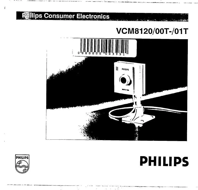 Mode d'emploi PHILIPS VCM8120/01T