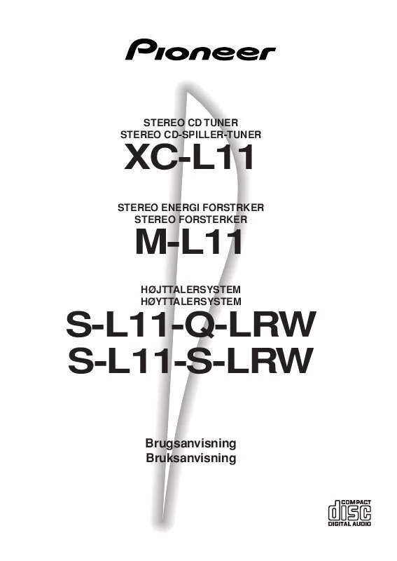 Mode d'emploi PIONEER M-L11