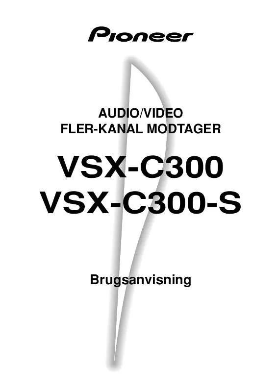 Mode d'emploi PIONEER VSX-C300(-S)