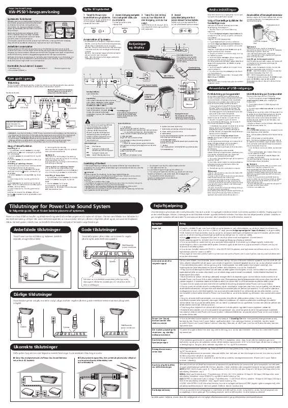 Mode d'emploi PIONEER XW-PSS01