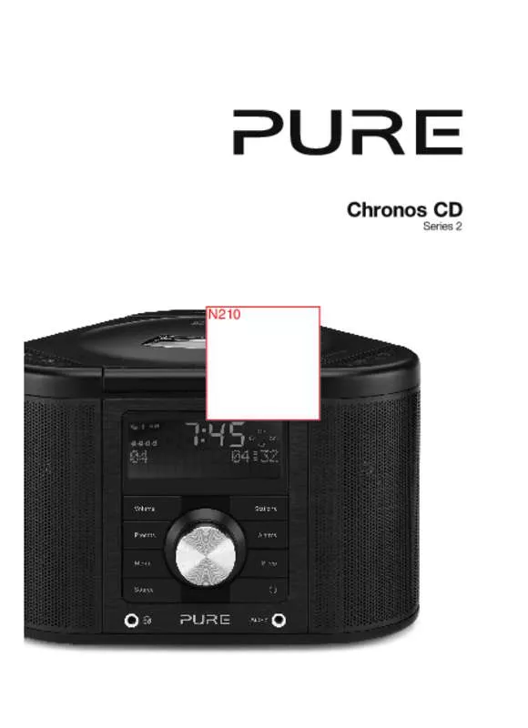 Mode d'emploi PURE CHRONOS CD SERIES II