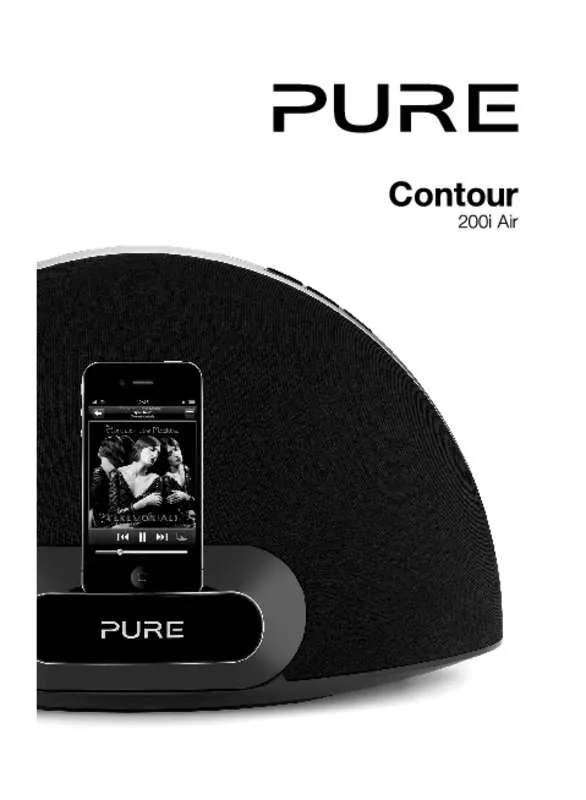 Mode d'emploi PURE CONTOUR