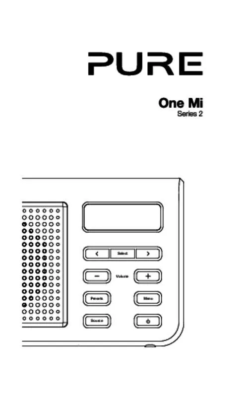 Mode d'emploi PURE ONE MINI SERIES II