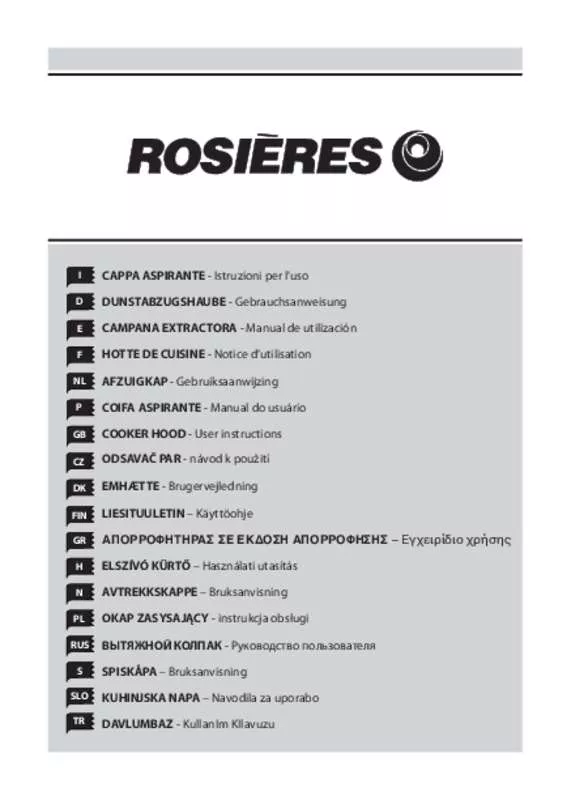 Mode d'emploi ROSIERES RHTV680IN