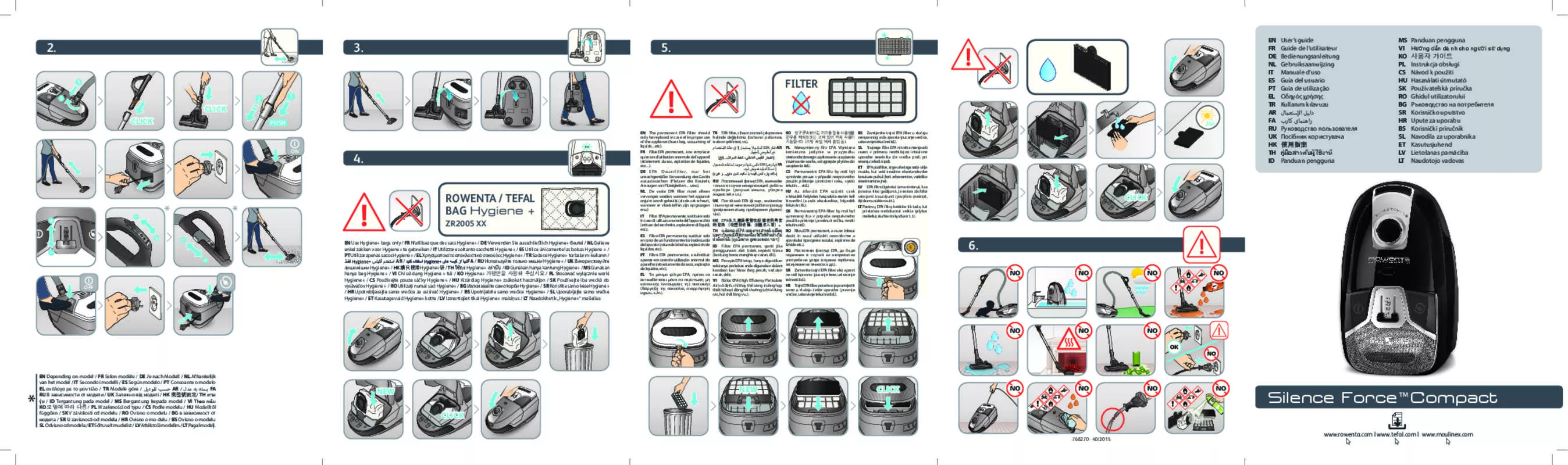 Mode d'emploi ROWENTA RO6327EA SILENCE FORCE