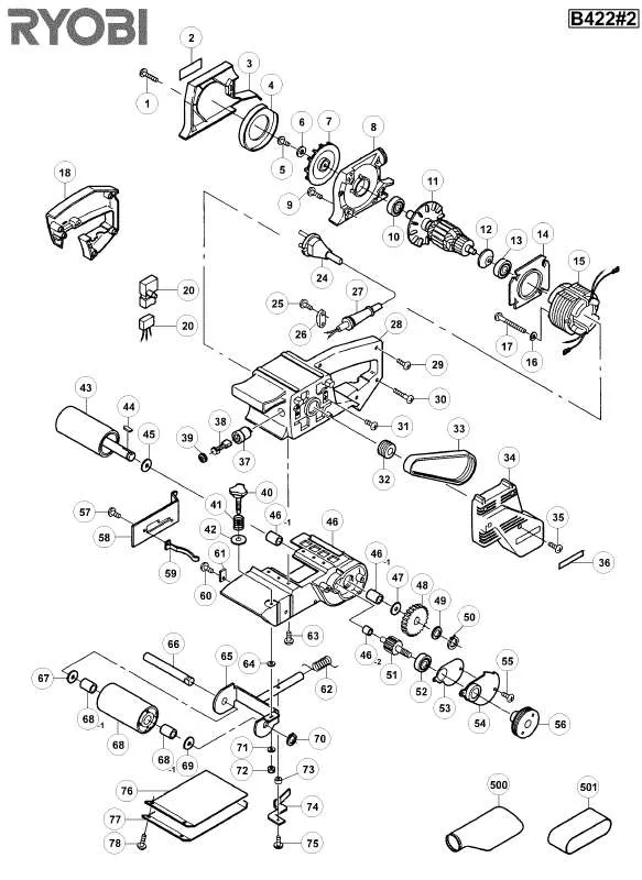 Mode d'emploi RYOBI B422-2