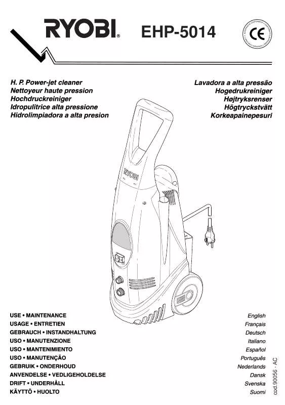 Mode d'emploi RYOBI EHP-5014