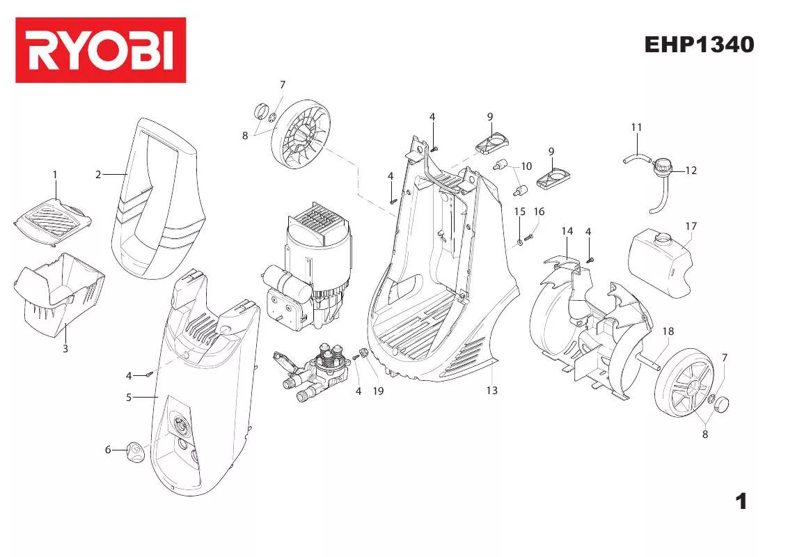 Mode d'emploi RYOBI EHP1340