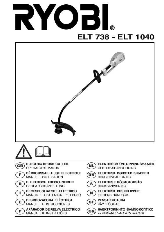 Mode d'emploi RYOBI ELT 738