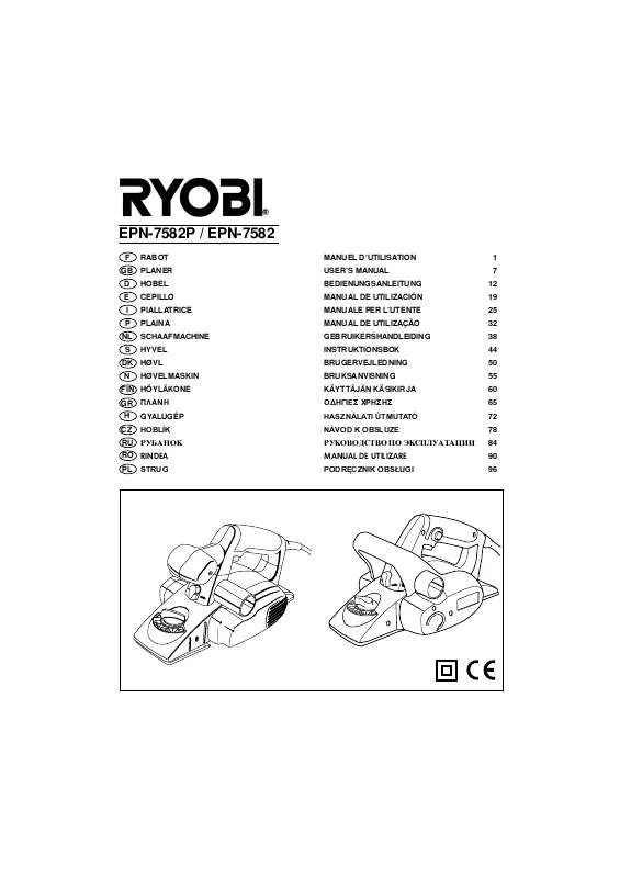 Mode d'emploi RYOBI EPN-7582P