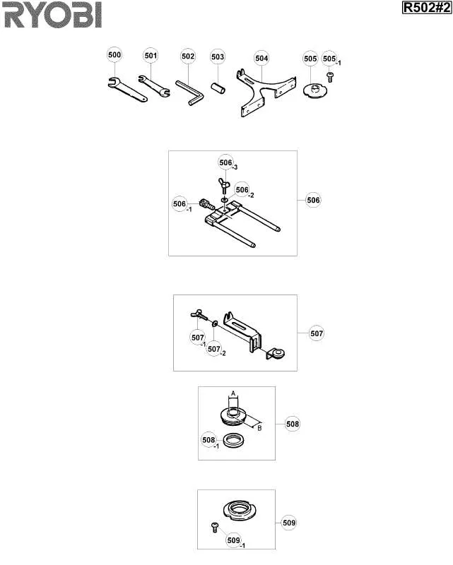 Mode d'emploi RYOBI R502-2