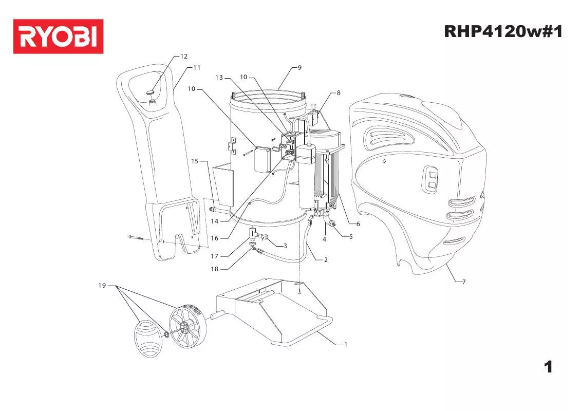 Mode d'emploi RYOBI RHP4120W-1