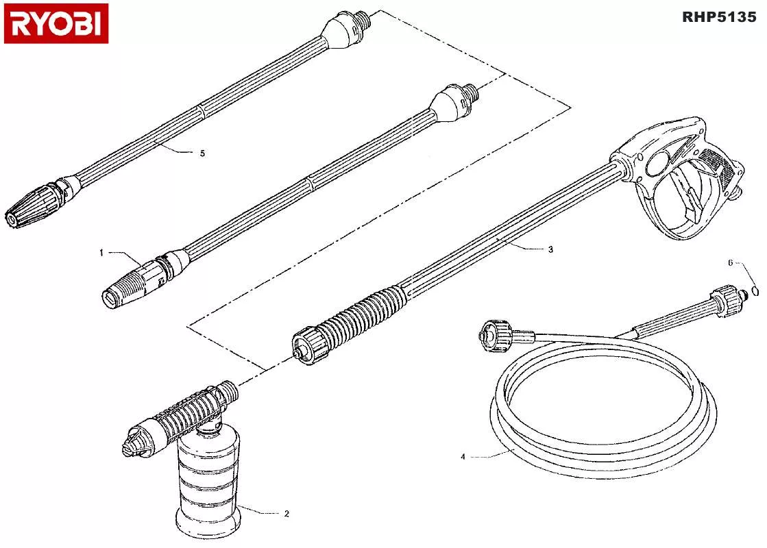 Mode d'emploi RYOBI RHP5135