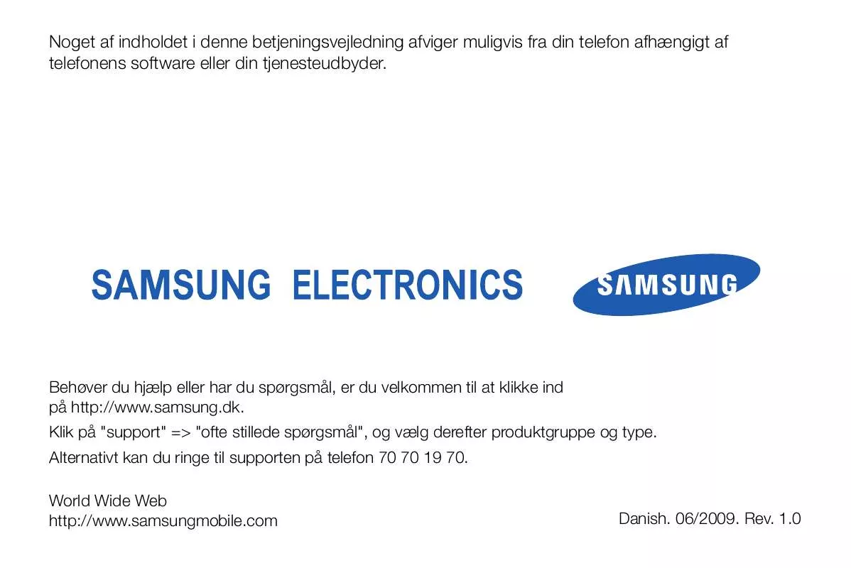 Mode d'emploi SAMSUNG C6625