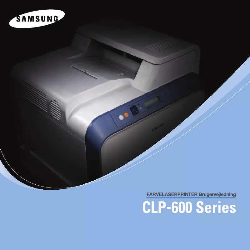 Mode d'emploi SAMSUNG CLP-600