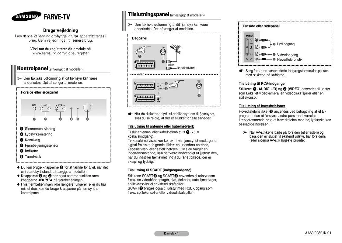 Mode d'emploi SAMSUNG CW-21Z403N