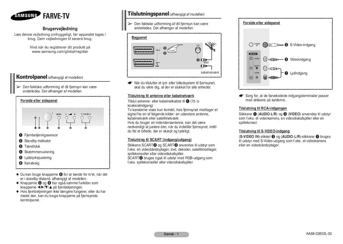 Mode d'emploi SAMSUNG CW-29Z504N