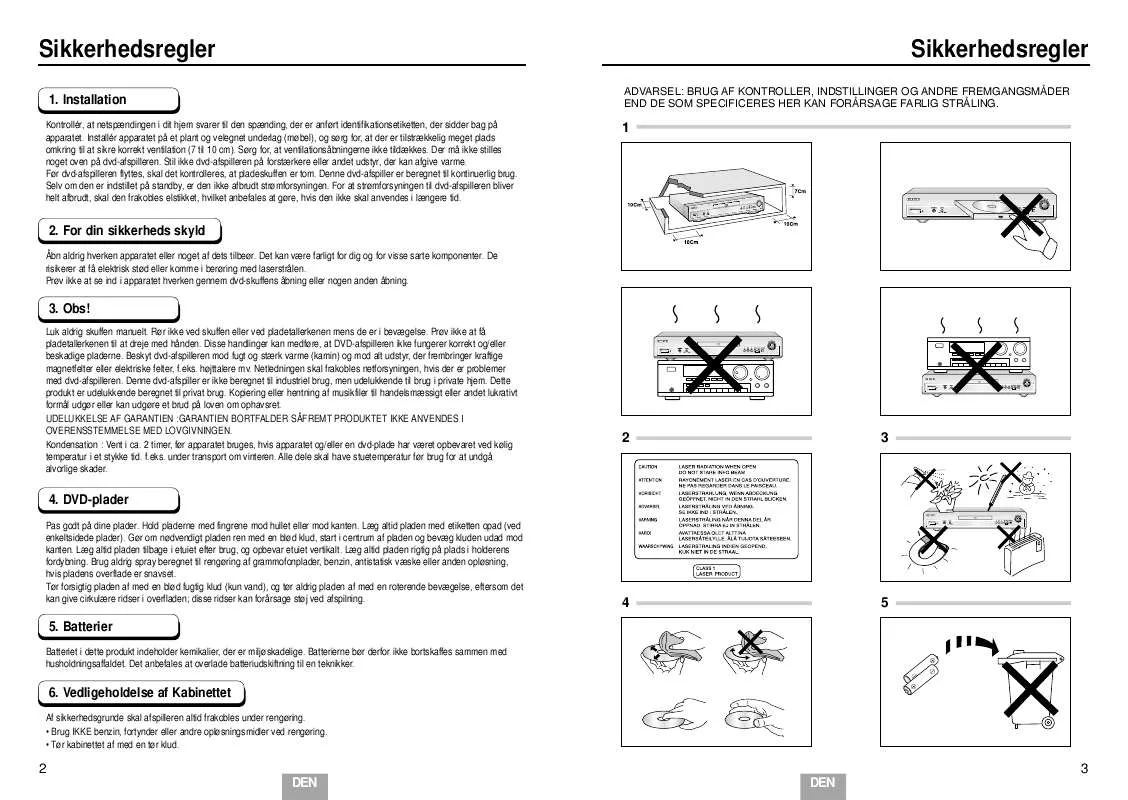 Mode d'emploi SAMSUNG DVD-E232A