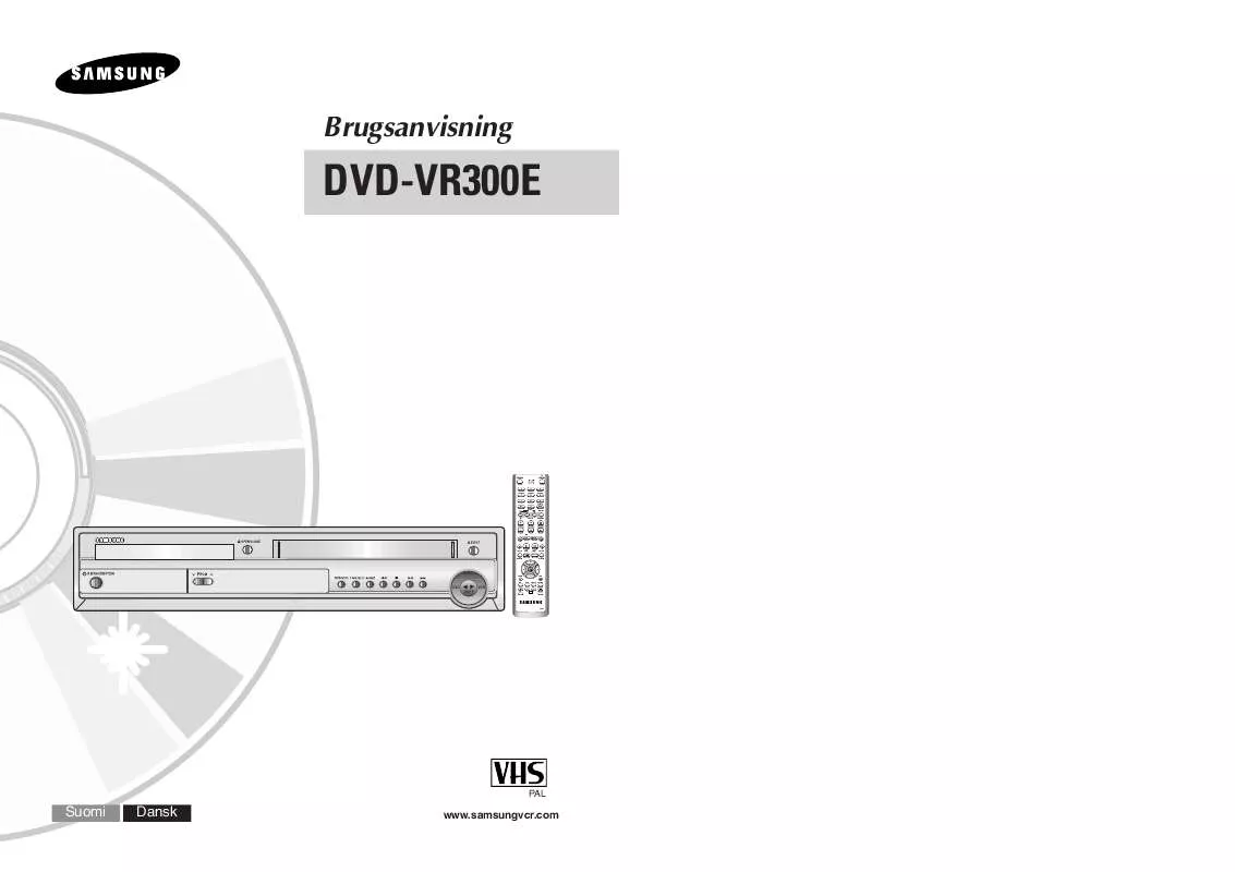 Mode d'emploi SAMSUNG DVD-VR300E