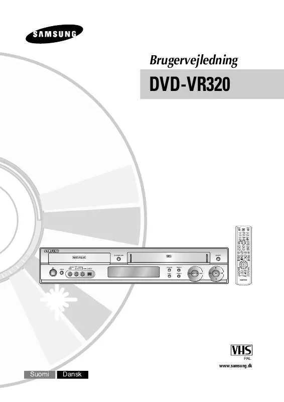 Mode d'emploi SAMSUNG DVD-VR320