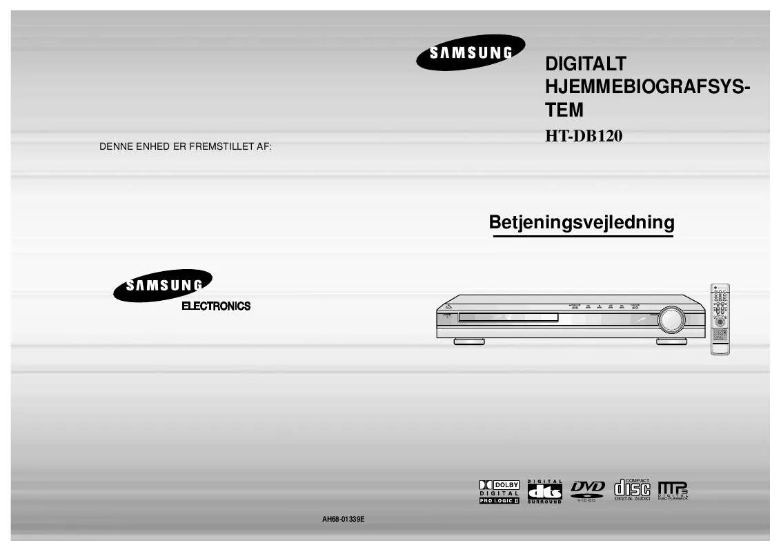 Mode d'emploi SAMSUNG HT-DB120